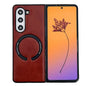 Crazy Horse Texture Magnetic Magsafe PU Phone Case, For Galaxy Z Fold8 Ultra 5G, For Galaxy Z Flip8 5G, For Samsung Galaxy Z Flip7 5G, For Samsung Galaxy Z Fold5