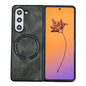 Crazy Horse Texture Magnetic Magsafe PU Phone Case, For Galaxy Z Fold8 Ultra 5G, For Galaxy Z Flip8 5G, For Samsung Galaxy Z Flip7 5G, For Samsung Galaxy Z Fold5