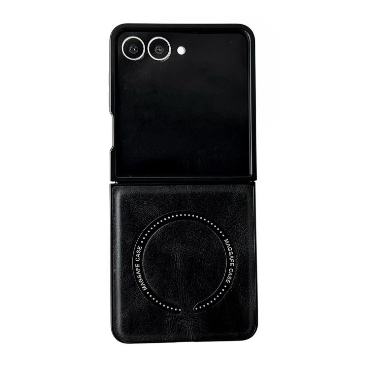 Crazy Horse Texture Magnetic Magsafe PU Phone Case, For Samsung Galaxy Z Flip7 5G, For Samsung Galaxy Z Fold5, For Samsung Galaxy Z Flip5