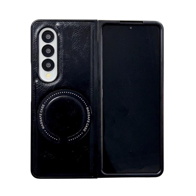 Crazy Horse Texture Magnetic Magsafe PU Phone Case, For Galaxy Z Fold8 Ultra 5G, For Galaxy Z Flip8 5G, For Samsung Galaxy Z Flip7 5G, For Samsung Galaxy Z Fold5