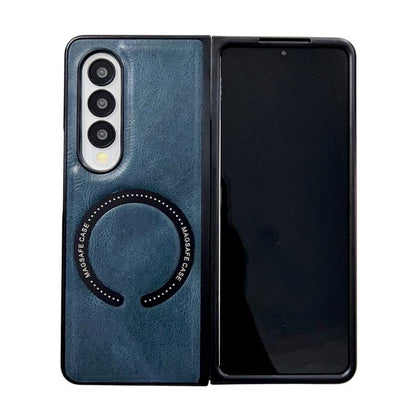 Crazy Horse Texture Magnetic Magsafe PU Phone Case, For Galaxy Z Fold8 Ultra 5G, For Galaxy Z Flip8 5G, For Samsung Galaxy Z Flip7 5G, For Samsung Galaxy Z Fold5