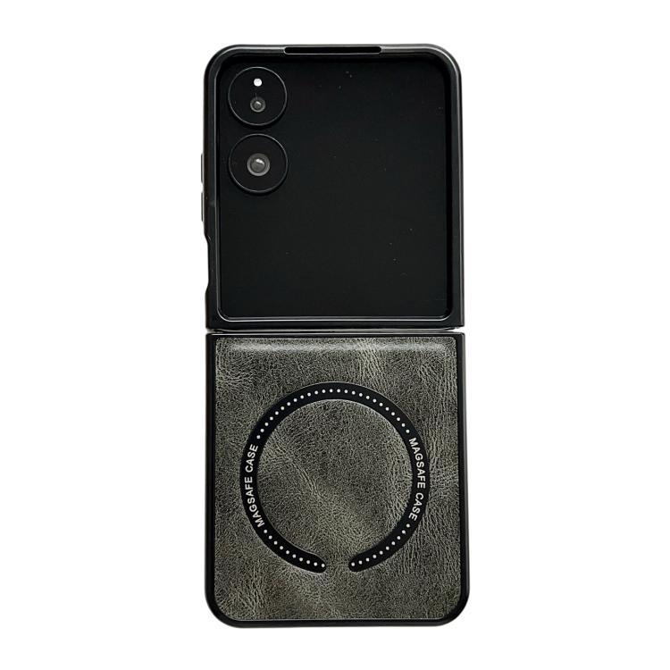 Crazy Horse Texture Magnetic Magsafe PU Phone Case, For Galaxy Z Fold8 Ultra 5G, For Galaxy Z Flip8 5G, For Samsung Galaxy Z Flip7 5G, For Samsung Galaxy Z Fold5