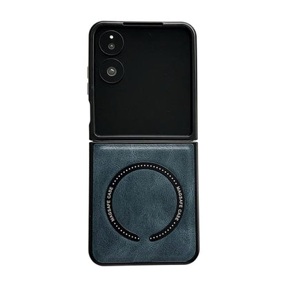 Crazy Horse Texture Magnetic Magsafe PU Phone Case, For Galaxy Z Fold8 Ultra 5G, For Galaxy Z Flip8 5G, For Samsung Galaxy Z Flip7 5G, For Samsung Galaxy Z Fold5