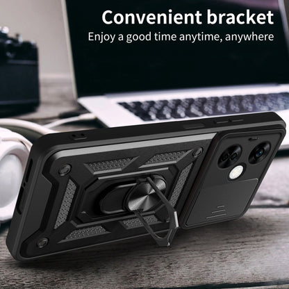 Sliding Camera Cover Design TPU+PC Phone Case, For OnePlus Nord N30 / CE3 Lite