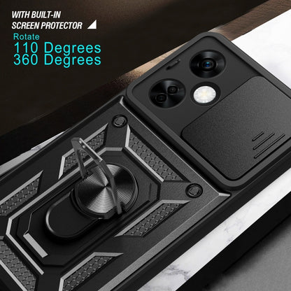 Sliding Camera Cover Design TPU+PC Phone Case, For OnePlus Nord N30 / CE3 Lite