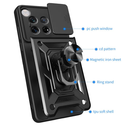 Sliding Camera Cover Design TPU+PC Phone Case, For OnePlus 12 5G Global, For OnePlus Nord N30 / CE3 Lite