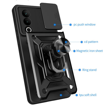 Sliding Camera Cover Design TPU+PC Phone Case, For OnePlus Nord CE4 5G Global, For OnePlus 12R 5G / Ace 3 5G, For OnePlus 12 5G Global