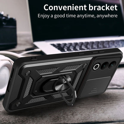 Sliding Camera Cover Design TPU+PC Phone Case, For OnePlus Nord CE4 5G Global, For OnePlus 12R 5G / Ace 3 5G, For OnePlus 12 5G Global