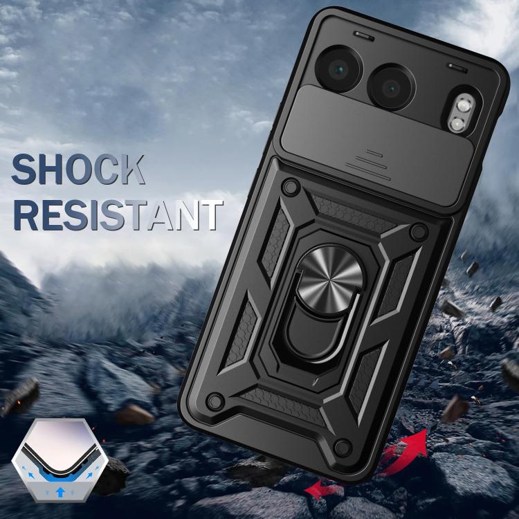 Sliding Camera Cover Design TPU+PC Phone Case, For OnePlus Nord 4, For OnePlus Nord CE4 Lite India, For OnePlus Nord CE4 Lite