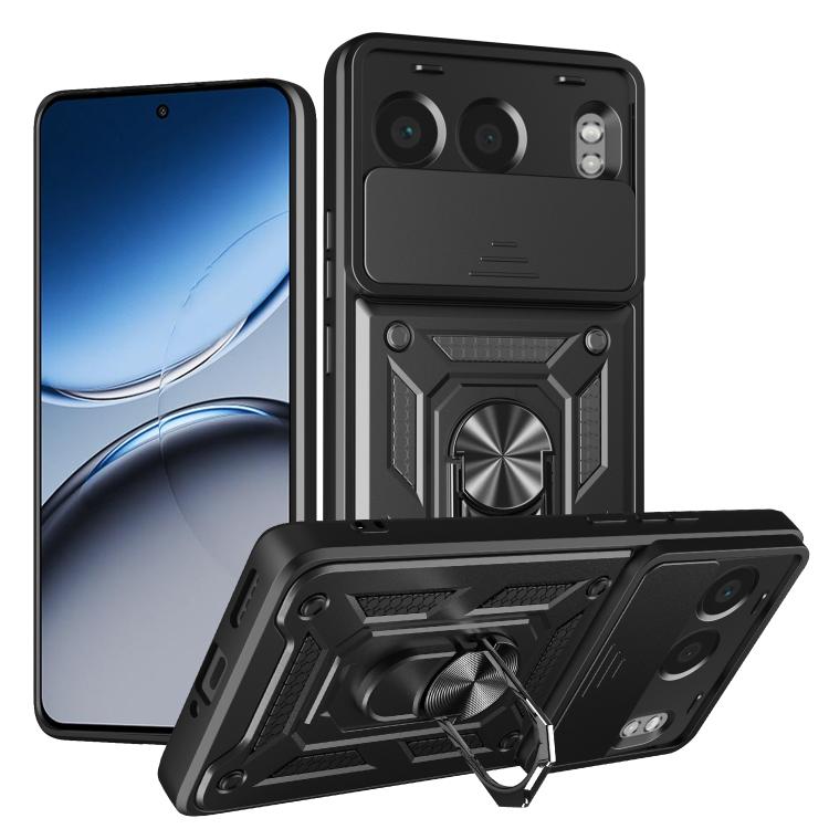 Sliding Camera Cover Design TPU+PC Phone Case, For OnePlus Nord 4, For OnePlus Nord CE4 Lite India, For OnePlus Nord CE4 Lite
