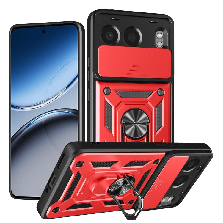 Sliding Camera Cover Design TPU+PC Phone Case, For OnePlus Nord 4, For OnePlus Nord CE4 Lite India, For OnePlus Nord CE4 Lite