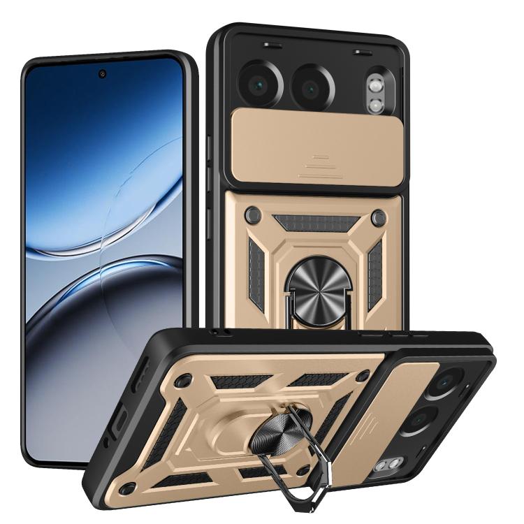 Sliding Camera Cover Design TPU+PC Phone Case, For OnePlus Nord 4, For OnePlus Nord CE4 Lite India, For OnePlus Nord CE4 Lite