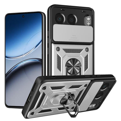 Sliding Camera Cover Design TPU+PC Phone Case, For OnePlus Nord 4, For OnePlus Nord CE4 Lite India, For OnePlus Nord CE4 Lite