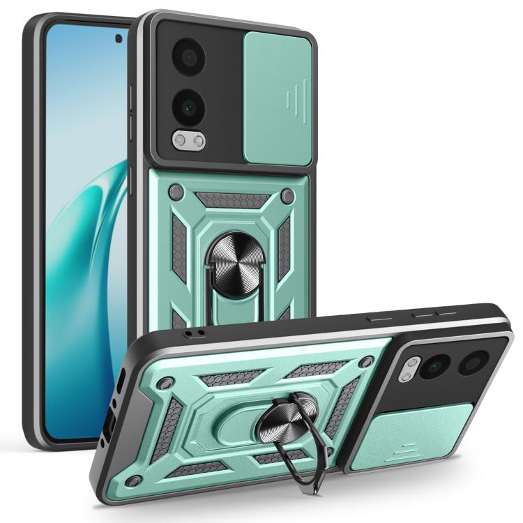Sliding Camera Cover Design TPU+PC Phone Case, For OnePlus Nord CE4 Lite, For OnePlus Nord CE4 5G Global, For OnePlus 12R 5G / Ace 3 5G