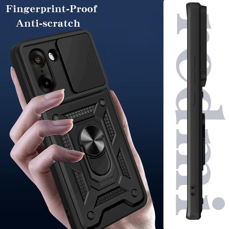 Sliding Camera Cover Design TPU+PC Phone Case, For OnePlus Ace 5 Racing / Nord CE5, For OnePlus 13R / Ace 5 / Ace 5 Pro 5G, For OnePlus 13