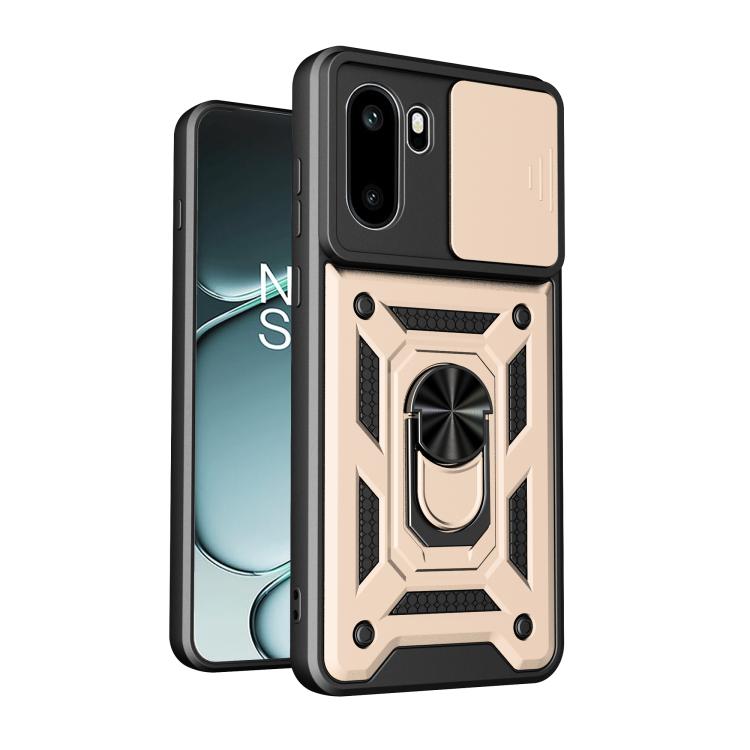 Sliding Camera Cover Design TPU+PC Phone Case, For OnePlus Nord 6 5G, For OnePlus 15R, For OnePlus 15
