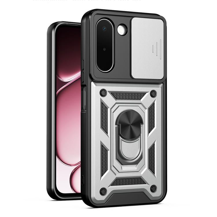 Sliding Camera Cover Design TPU+PC Phone Case, For OnePlus N6x 5G, For OnePlus Nord 6 5G, For OnePlus Turbo 6 / Turbo 6V 5G
