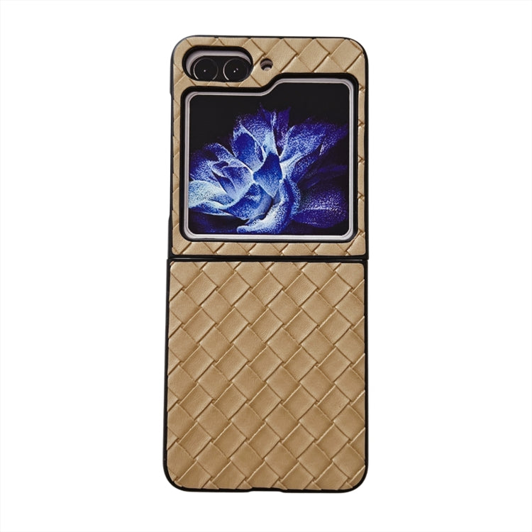 Woven Texture Folding Phone Case, For Samsung Galaxy Z Fold5 5G, For Samsung Galaxy Z Flip5 5G
