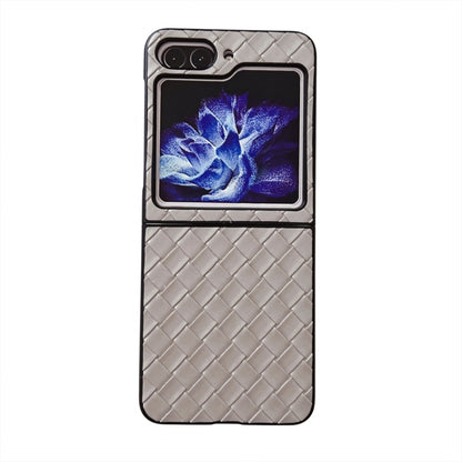 Woven Texture Folding Phone Case, For Samsung Galaxy Z Fold5 5G, For Samsung Galaxy Z Flip5 5G