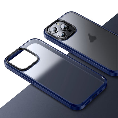 Ice-Crystal Matte TPU Hard PC Phone Case, For iPhone 15 Pro Max, For iPhone 15 Pro, For iPhone 15 Plus, For iPhone 15