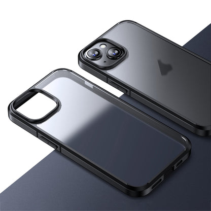 Ice-Crystal Matte TPU Hard PC Phone Case, For iPhone 15 Pro Max, For iPhone 15 Pro, For iPhone 15 Plus, For iPhone 15