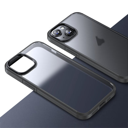 Ice-Crystal Matte TPU Hard PC Phone Case, For iPhone 15 Pro Max, For iPhone 15 Pro, For iPhone 15 Plus, For iPhone 15