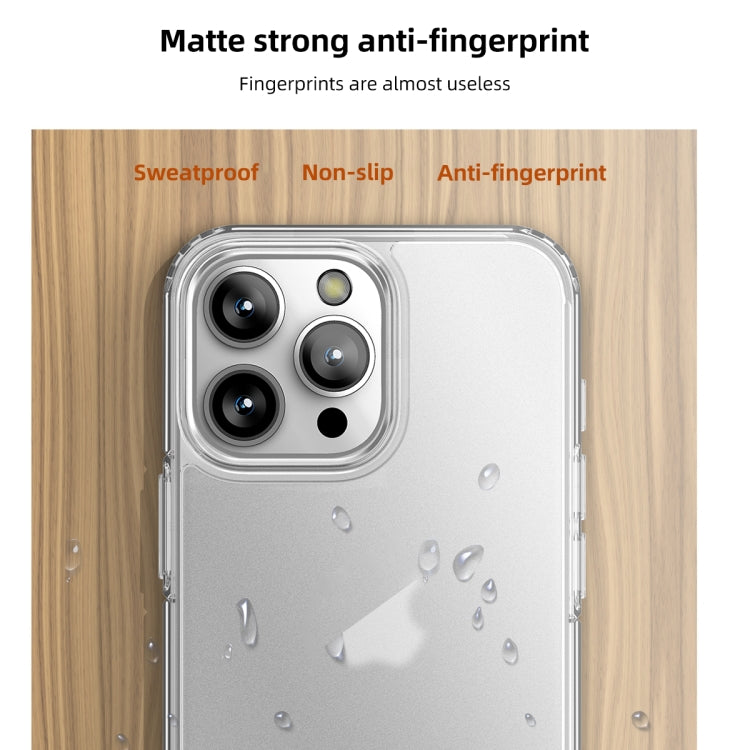 Ice-Crystal Matte TPU Hard PC Phone Case, For iPhone 15 Pro Max, For iPhone 15 Pro, For iPhone 15 Plus, For iPhone 15