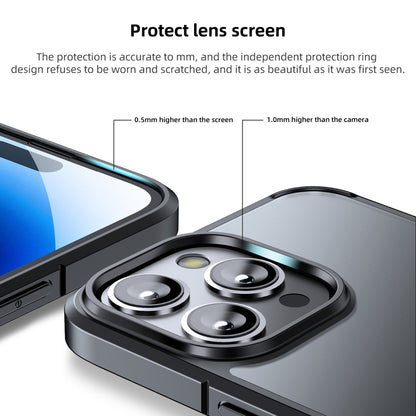 Ice-Crystal Matte TPU Hard PC Phone Case, For iPhone 15 Pro Max, For iPhone 15 Pro, For iPhone 15 Plus, For iPhone 15