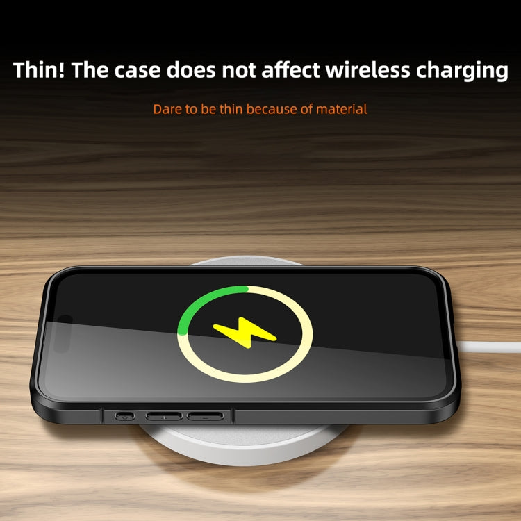 Ice-Crystal Matte TPU Hard PC Phone Case, For iPhone 15 Pro Max, For iPhone 15 Pro, For iPhone 15 Plus, For iPhone 15