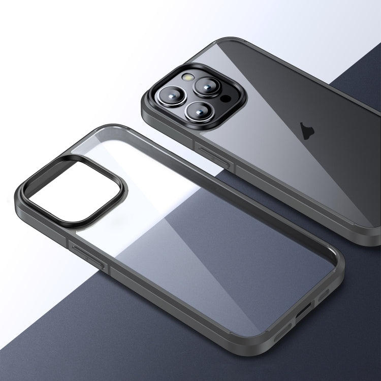 Ice Crystal Transparent PC + TPU Phone Case, For iPhone 15 Pro Max, For iPhone 15 Pro, For iPhone 15 Plus, For iPhone 15