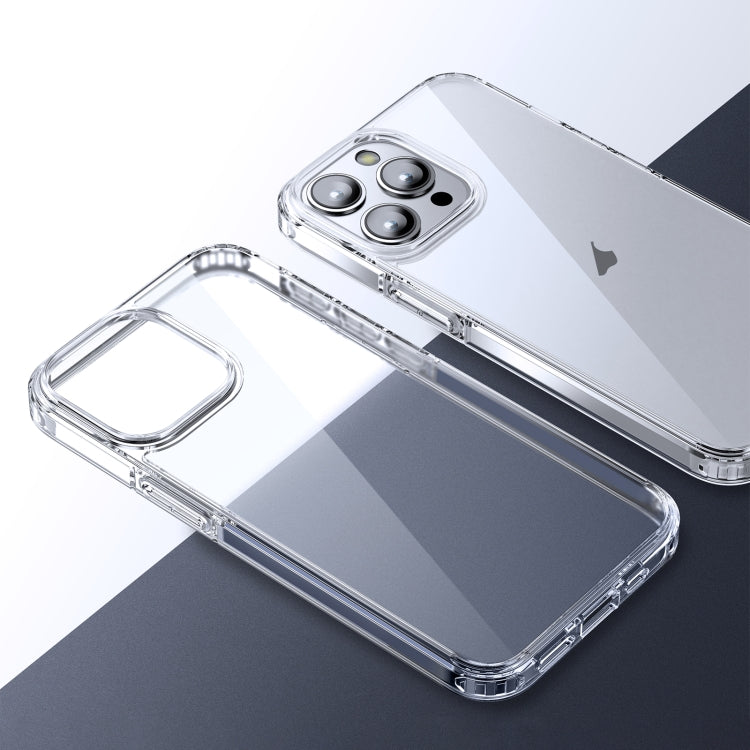 Ice Crystal Transparent PC + TPU Phone Case, For iPhone 15 Pro Max, For iPhone 15 Pro, For iPhone 15 Plus, For iPhone 15