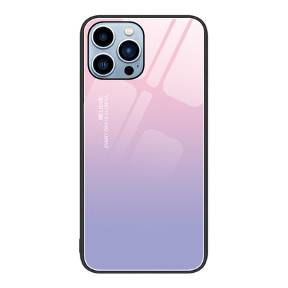 Colorful Painted Glass Phone Case, For iPhone 15 Pro Max