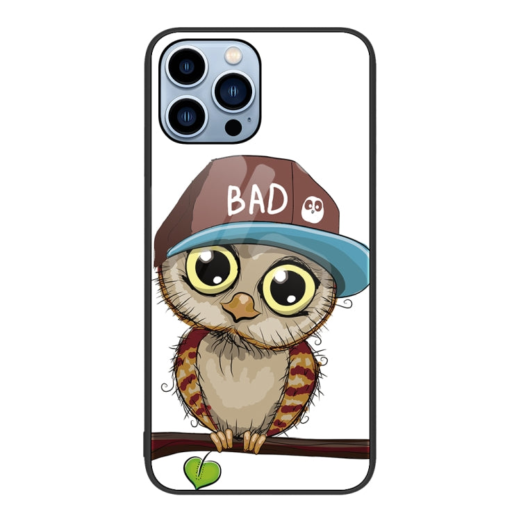 Colorful Painted Glass Phone Case, For iPhone 15 Pro Max