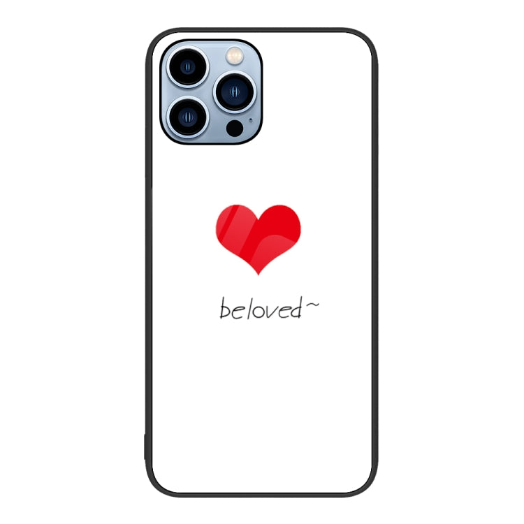 Colorful Painted Glass Phone Case, For iPhone 15 Pro