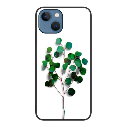 Colorful Painted Glass Phone Case, For iPhone 15 Plus
