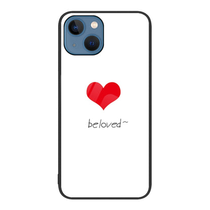 Colorful Painted Glass Phone Case, For iPhone 15
