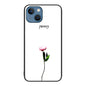 Colorful Painted Glass Phone Case, For iPhone 15