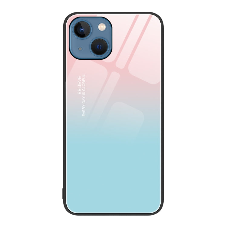 Colorful Painted Glass Phone Case, For iPhone 15