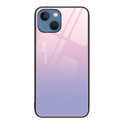 Colorful Painted Glass Phone Case, For iPhone 15
