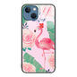 Colorful Painted Glass Phone Case, For iPhone 15