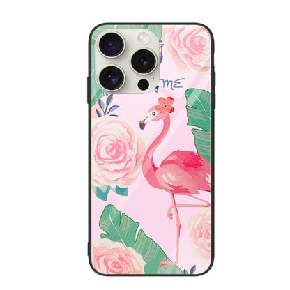 Colorful Painted Glass Phone Case, For iPhone 16 Pro Max