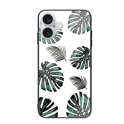Colorful Painted Glass Phone Case, For iPhone 16 Plus