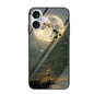 Colorful Painted Glass Phone Case, For iPhone 16 Plus