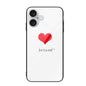 Colorful Painted Glass Phone Case, For iPhone 16