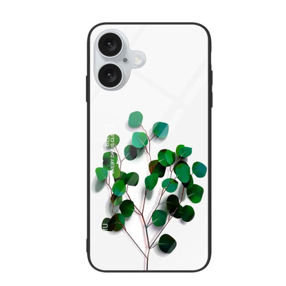 Colorful Painted Glass Phone Case, For iPhone 16