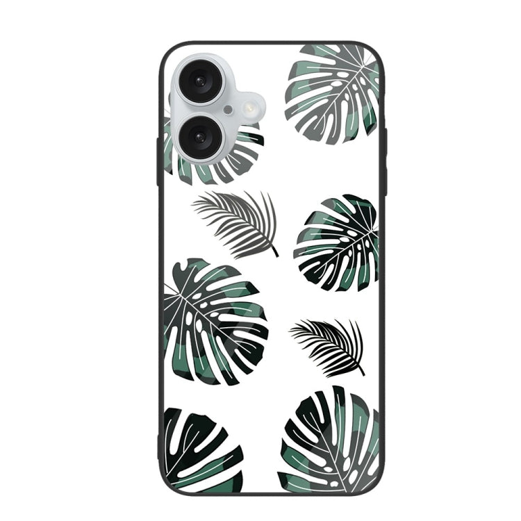 Colorful Painted Glass Phone Case, For iPhone 16