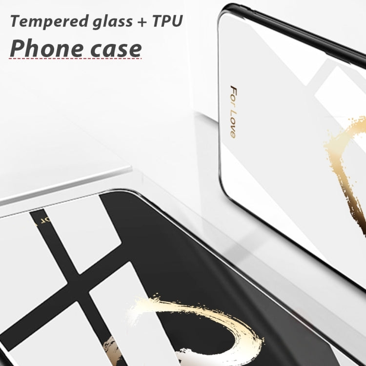 Colorful Painted Glass Phone Case, For iPhone 15 Pro