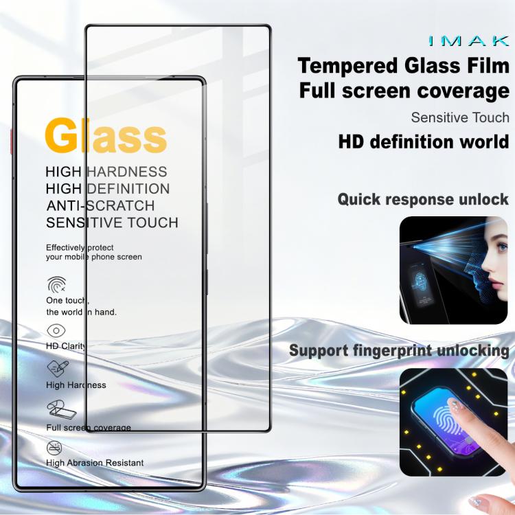 imak 9H Surface Hardness Full Screen Tempered Glass Film Pro+ Series, For ZTE nubia RedMagic 11 Air 5G, For ZTE nubia V80 Design, For ZTE nubia Z80 Ultra, For ZTE nubia RedMagic 11 Pro 5G/11 Pro+ 5G, For ZTE nubia Z60 Ultra 5G/RedMagic 9 Pro 5G        ...