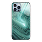 Marble Pattern Glass Protective Phone Case, For iPhone Air, For iPhone 15 Pro Max, For iPhone 15 Pro