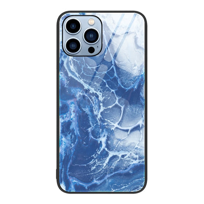 Marble Pattern Glass Protective Phone Case